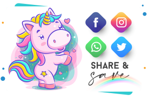 Read more about the article How to Save & Share Unicorn Coloring Book