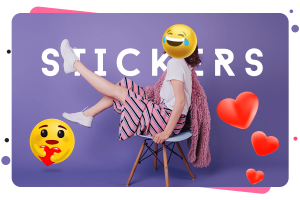 How to Add Stickers in superimpose