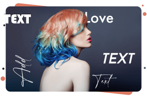 How to Add text to photo in cut paste superimpose