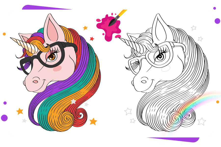 Read more about the article How to Fill Colors in Unicorn Coloring book